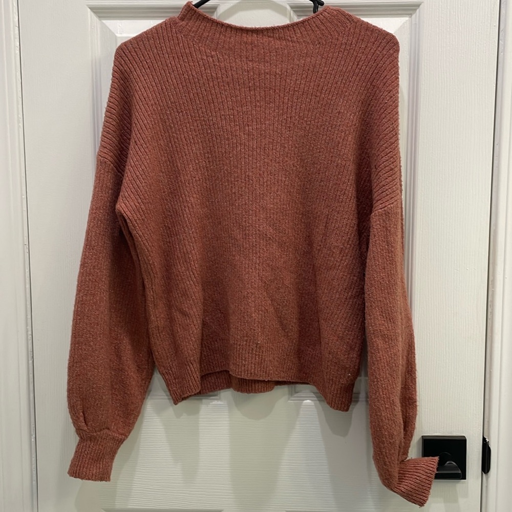 Mock neck sweater